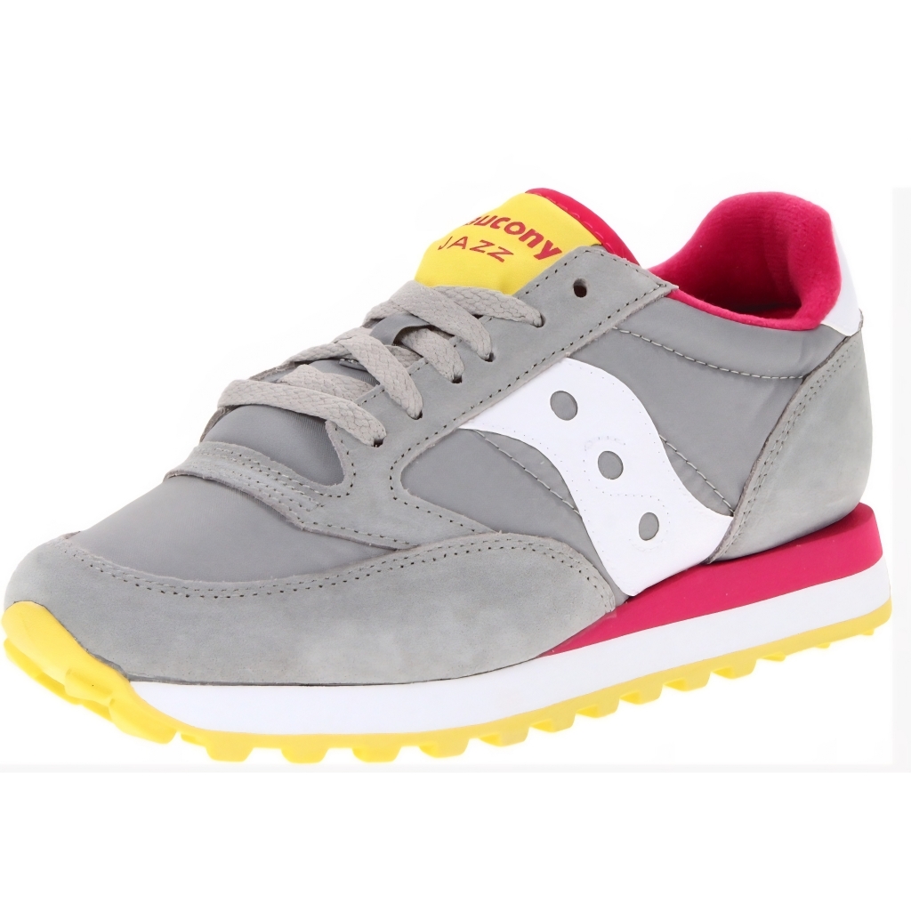 Saucony Jazz Originals Women's 8.5 Gray/Pink/Yellow